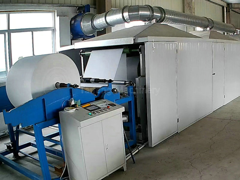 Impregnated non-woven fabric production line